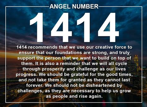 spiritual meaning of 1414.